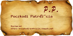 Poczkodi Patrícia névjegykártya